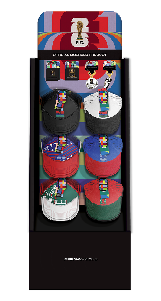 FIFA World Cup 2026 Floor Display with Clip Strips 36ct