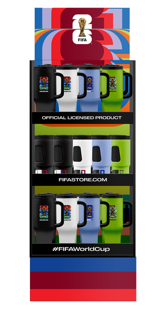 FIFA World Cup 2026 Stainless Steel Floor Display 26ct