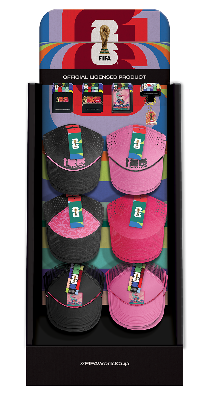 FIFA World Cup 26 Host City Collection - Hats with Keychains