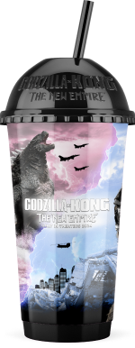Godzilla versus Kong Circle K Cup before color changing effects