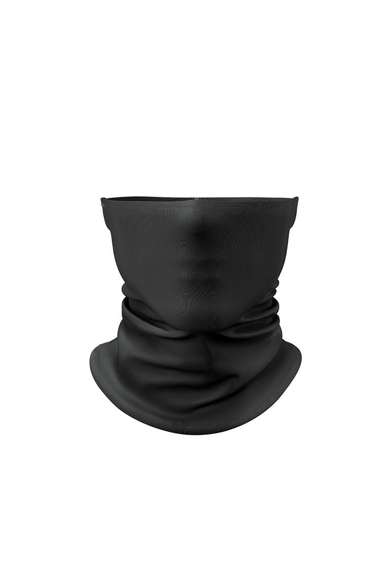 Neck gaiter all solid black