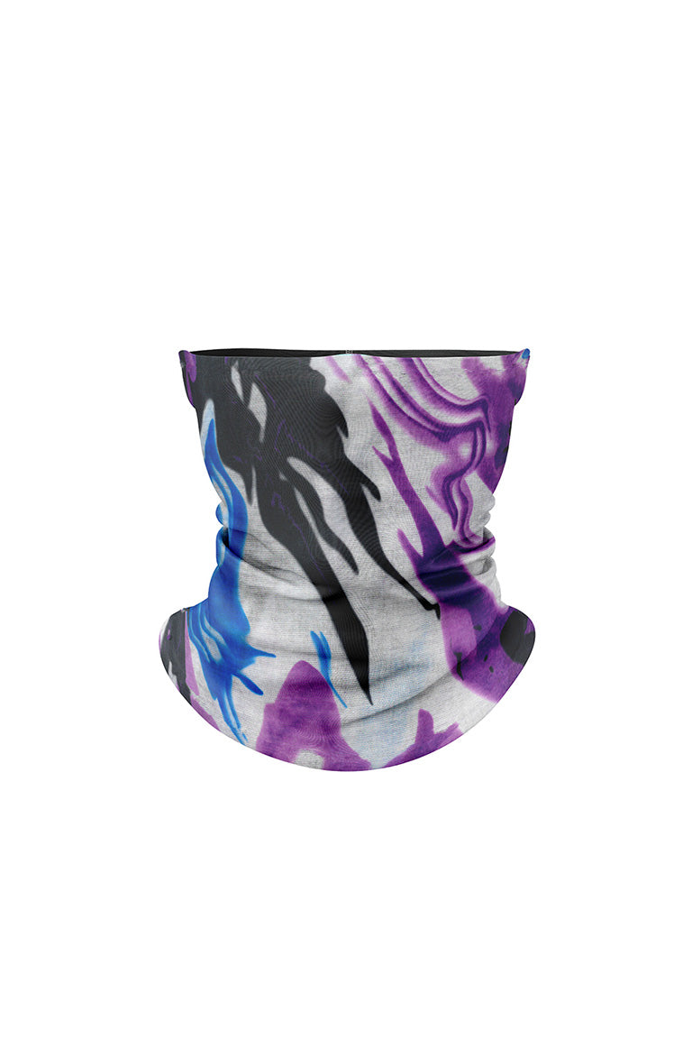 Neck gaiter camo purple design