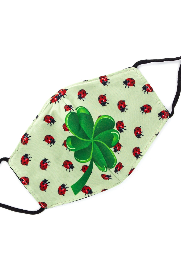Adjustable Strap Fashion Mask - Ladybugs