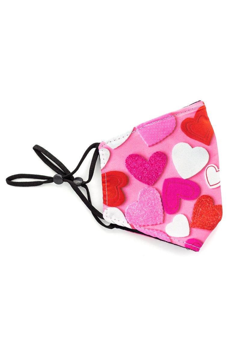 Adjustable Strap Fashion Mask- Craft Hearts