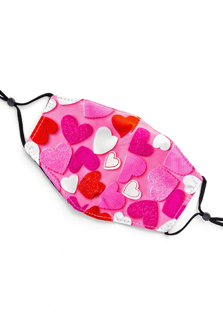 Adjustable Strap Fashion Mask- Craft Hearts