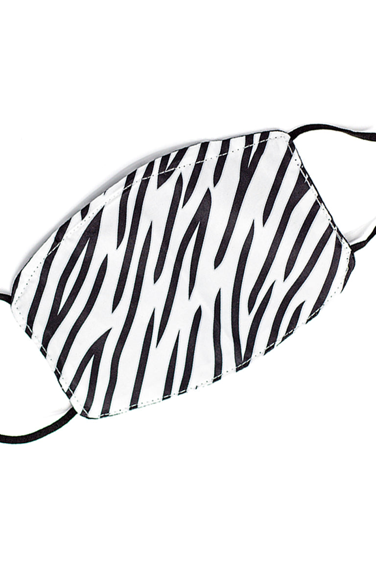 Máscara de moda pulseira ajustável com / fio-zebra