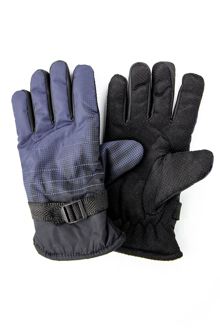 Front and back side of the heavy gloves