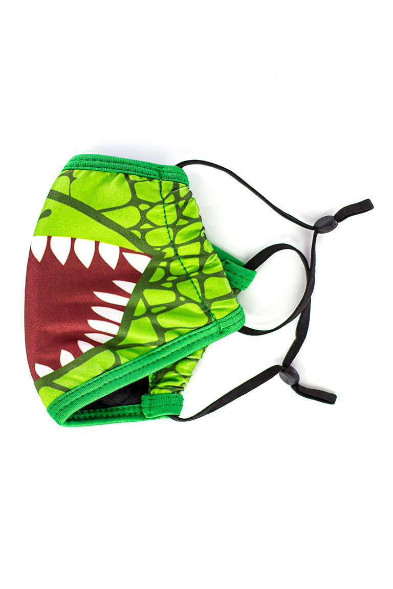 Máscara de moda para niños con tirantes ajustables-Dinosaur
