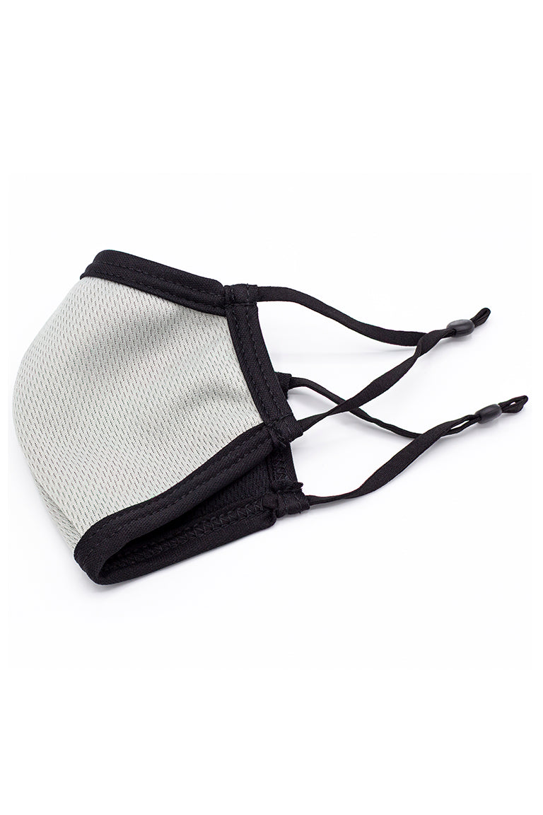 Made in USA Kids Reversible Fashion Mask w/ Adjustable Straps- Gray