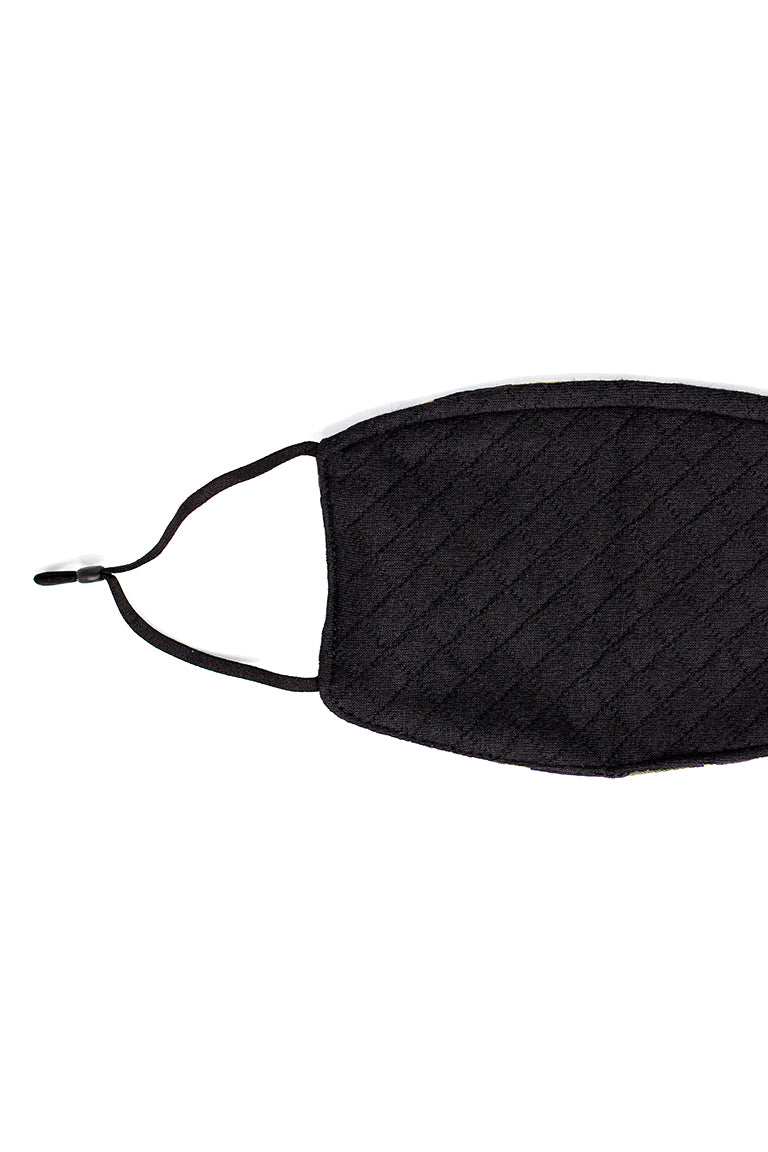 Máscara de moda pulseira ajustável - Trevos Preto