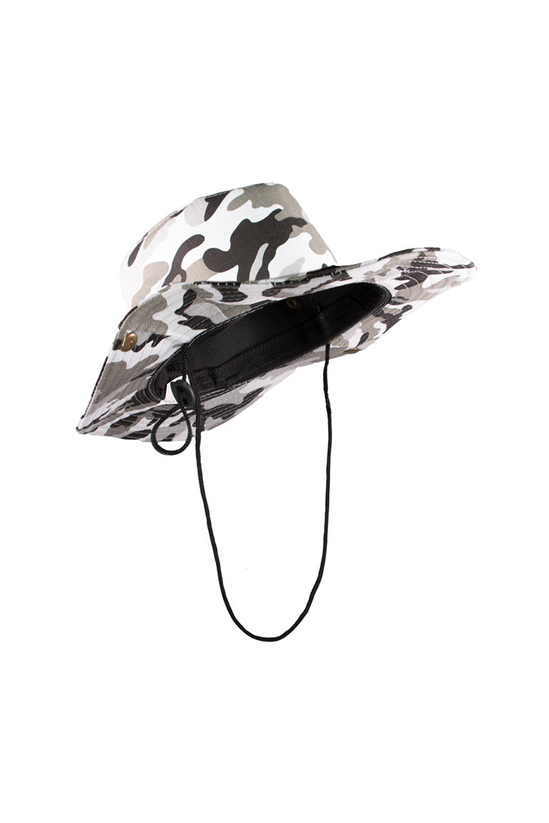 buckey hat with camo gray color