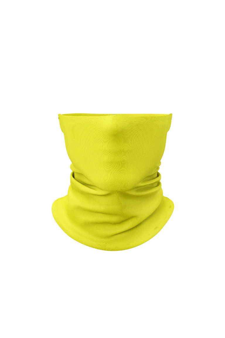 Neck gaiter all solid yellow