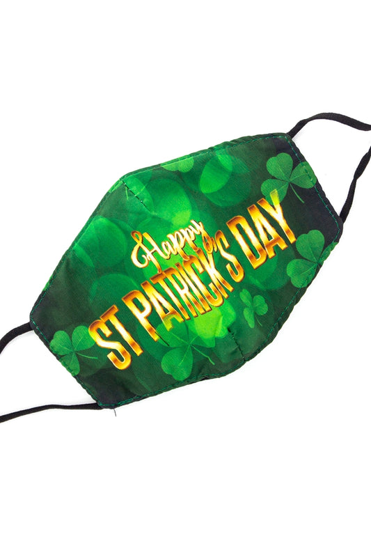Máscara De Moda Strap Ajustável-St. Patty's