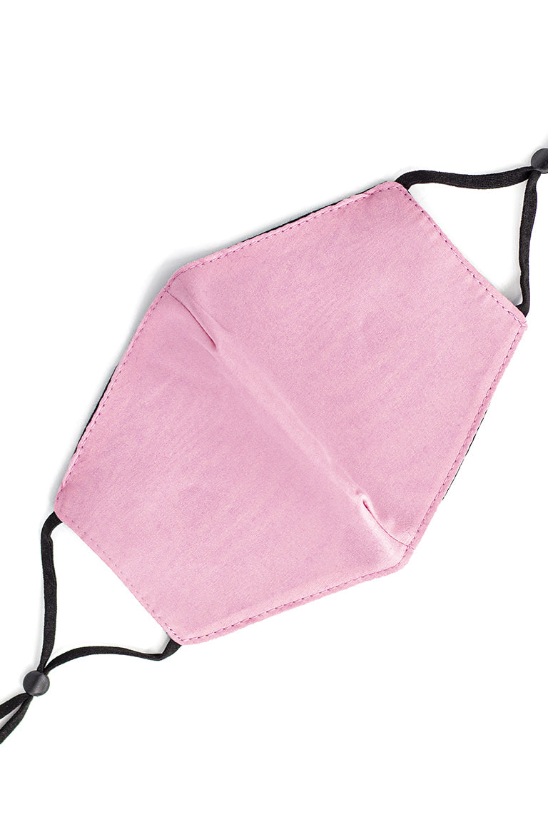 Adjustable Strap Fashion Mask- Solid Light Pink