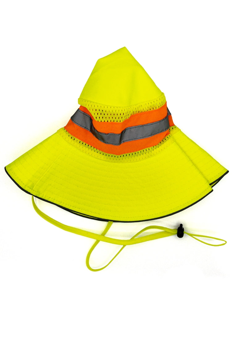 Chapéu de balde reflexivo Rockline - Amarelo
