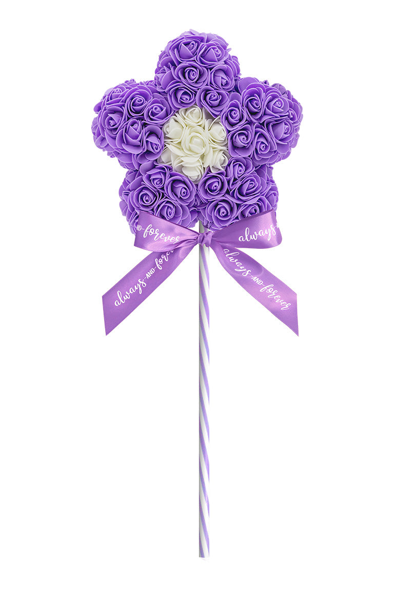 Flower Lollipop Purple